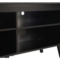 Mueble Moderno para Sala de Estar 4 Estantes de Almacenamiento Grande para Televisores de 55 Pulgadas 136 x 38 x 58 cm Madera Nero - details 4