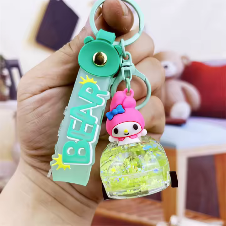 Nuevo Colgante de Coche Personalizado Diseño de Dibujos Animados de Aceite Flotante - 1