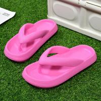 zapatillas de suela gruesa para hombre, chanclas de EVA, zapatos de verano, zapatillas de pareja, sandalias de playa al aire libre, talla grande 47, 2024 - details 14