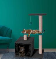 Arbol de Rascar para Gatos COTTECOTA-Casa Azul 30 46 x 83 y 31x50x88.5 cm - details 2