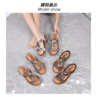 Sandalias de Mujer 2025 |   Estilo Boho Étnico con Cuentas y Cristales - Sandalias Deportivas de Tira Elástica Ajustable |   Zapatos Verano Mujer para Diario y Vacaciones - details 10