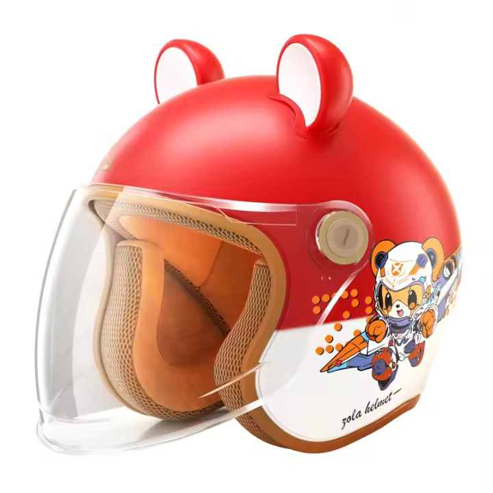 Casco moto cross niño coche electrico aire libre seguro Equipo Protector - 1