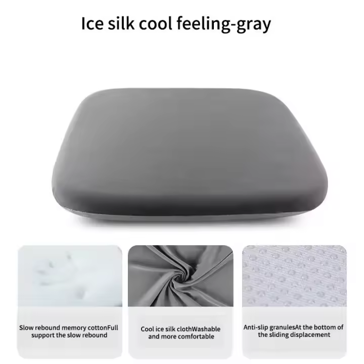 Cojín ergonómico de algodón para asiento de estudiante, herramienta para hemorroides, sentado prolongado - 1