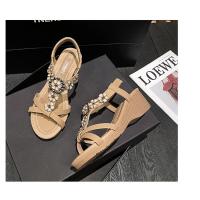 Sandalias de Mujer 2025 - Plataforma Boho con Flores y Strass, Chanclas de Playa Transpirables (Zapatos Verano Mujer, Sandalias Deportivas de Lujo) - details 27
