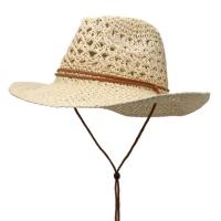 Vintage Western Cowboy Sun hombres mujeres paja viajes al aire libre estilo étnico regalo protección UV gorra Chapeau playa sombrero - details 1