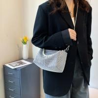 Bolso de mano de gran capacidad con diamantes de imitación, bolso de hombro con cadena de perlas, pequeño bolso cuadrado, bolso de almohada, bolso de cosméticos, bolso de hombro para mujer, fiesta - details 18