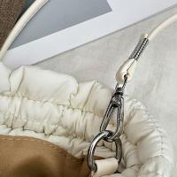 Dulce bolso de cubo con cordón de estilo coreano, bolso de rejilla, pequeño bolso cruzado, bolso para teléfono móvil, bolso de hombro de nailon de Color sólido, viaje - details 3