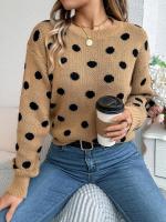 Suéter con capucha de manga larga tejido a la moda para mujer Otoño/Invierno 2024 con color a Do - details 14