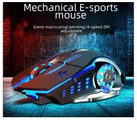 Ratón recargable inalámbrico con Bluetooth, dispositivo electrónico recargable con USB, retroiluminación, juego de PC - details 3