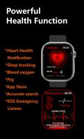 Nuevo Reloj inteligente HK9 Pro Plus Amoled para hombres y mujeres 2GB ROM Alta frecuencia de actualización ChatGPT Ai Face Reloj Deportivo de Música Local - details 6
