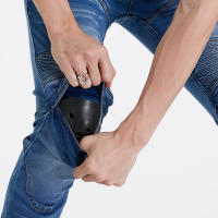 Pantalones vaqueros de motocicleta para hombre, equipo de protección, pantalones de moto de turismo - details 3
