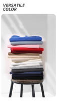 Sudaderas con capucha informales para hombre y mujer, ropa de calle sólida, sudadera básica de hip hop, color negro, blanco y caqui, 320gsm - details 4