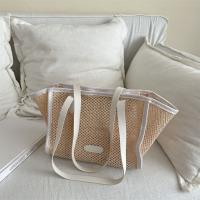Nuevo bolso de paja tejido de verano, bolso de hombro de paja informal bohemio para mujer y niña - details 4