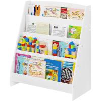 Librería Infantil Estantería para 4 Niveles Mueble Blanco para Libros Adecuado para Habitación Infantil y Guardería 61x30x70 cm - details 0