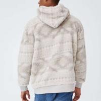 Capuche de lujo de gran tamaño, grueso, unisex, de algodón, de alta calidad, para hombre, 600gsm, suave y peludo, Sherpa, sudadera con capucha - details 7