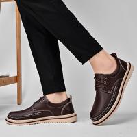 Zapatos informales que combinan con todo para hombre, zapatos bajos de cuero, zapatos de trabajo al aire libre - details 12