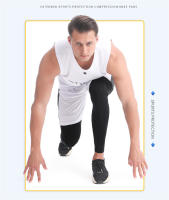 Calentadores de compresión para hombre y mujer, medias largas hasta la rodilla, para baloncesto, fútbol, ciclismo, protección UV, 1 piezas - details 17