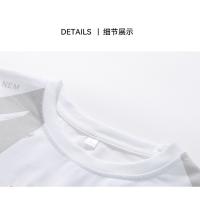 Camiseta de manga corta transpirable y holgada para hombre de verano de manga corta - details 17