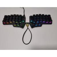 Corne V4.1 Kit de teclado separado Split Keyboard Cherry MX perfil bajo choc personalizado Hot Swap modo cableado único teclado mecánico separado Corne Mechanical Keyboard RGB QMK vial Horn para juegos disponible en blanco de teclado y accesorios Teclado - details 1