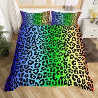 Juego de Ropa de Cama con Estampado de Leopardo Funda de Edredón de Piel de Animal para Niños Adolescentes Adultos Funda de Almohada de Poliéster con Estampado de Leopardo - details 13