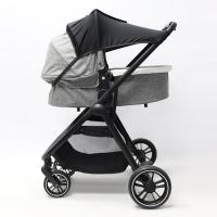 Cubierta parasol extendida para cochecito de bebé, protector solar transpirable, dosel para cochecito de bebé, visera ligera Anti-UV para cochecito - details 14