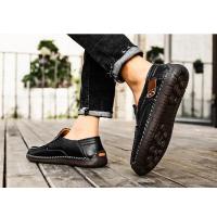 Zapatos Planos de Cuero Hechos a Mano para Hombre Moda Informal, Cómodos, Calidad Superior, Talla 48 - details 18