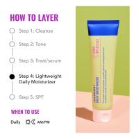 Good Molecules Crema hidratante diaria ligera - Loción facial hidratante con aceite de aguacate y manteca de karité y antioxidantes - Cuidado de la piel antienvejecimiento para el rostro - details 2
