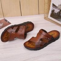 Sandalias Para Hombre Antideslizantes Verano Flip Flops Calidad Superior Zapatillas De Playa Casual Zapatos Baratos - details 9