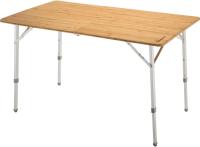 Mesa de Camping Plegable de bambú de 100 x 72 cm para 4 a 6 Personas, Marco Estable de Aluminio, 3 Alturas Ajustables con Bolsa de Transporte para jardín, Picnic, Camping - details 23
