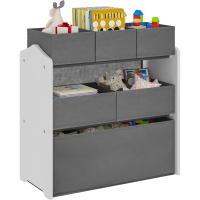 Organizador de Juguetes para Niños Estante de Almacenamiento de 3 Niveles con 6 Cajas Extraíbles - details 12