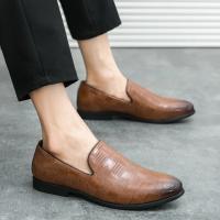 Mocasines de hombre, zapatos de vestir casuales de moda para hombre, zapatos de negocios cómodos sin cordones - details 5