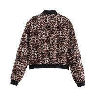 BUNO-Chaqueta Bomber de manga larga de Color liso para mujer, abrigo Vintage con cremallera a la moda, Tops, chaquetas básicas holgadas elegantes para mujer - details 14