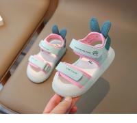 Sandalias de dibujos animados para niños y niñas, zapatos de playa suaves, informales, antideslizantes, color rosa verdoso, de 2 a 12 años - details 13