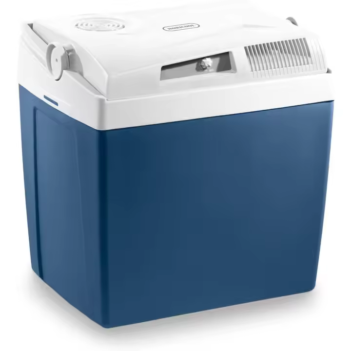 Nevera Eléctrica Portátil, 23 l, Mini Nevera para Coche, camión, Barco y Autocaravana, 12 y 230 V, Azul - 1