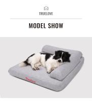 TRUELOVE Cama de Mascotas con Almohada de Espuma de Memoria Cómoda, Duradera, Lavable para Perros y Gatos Material de Lino de 100% Almohada de Espuma de Alta Elasticidad - details 10