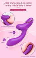 Vibrador de punto G, juguete sexual, potente inhalador de clítoris 2 en 1, consolador de estimulación al vacío, masturbación femenina - details 3