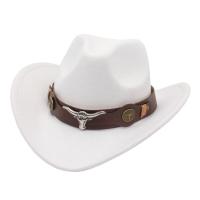 Gorro de Cowboy Estilo Occidental Gorro de Jazz para Mujeres Hombres y Niños Estilo Étnico con Borla Rolada Gorro de Felt - details 2