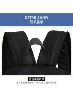 Mochila Mini Para Hombre Negra De Moda Pequeña Bolso De Hombro Escolar Impermeable De Lona Diseñador Deportes Y Viajes 2023 - details 11