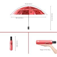 Paraguas de viaje plegable de verano, paraguas a prueba de viento, paraguas para sol y lluvia, paraguas impermeable y anti UV para mujeres y hombres, automático - details 28