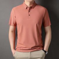 Nueva camiseta personalizada de verano de alta gama para hombre, Polo de marca de moda de negocios de manga corta de color sólido, cómodo y transpirable - details 17