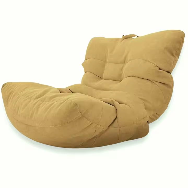 Sillón Puff Para Sala de Estar Sillón Puff Gigante Moderno Relleno Incluido - 1