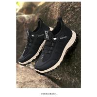 Zapatillas de deporte suaves para hombre, zapatos de senderismo transpirables para caminar al aire libre, calzado de senderismo negro ligero para hombre, zapatos de escalada - details 23