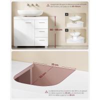 Mueble Bajo Lavabo Armario de Baño con 3 Cajones Diseño Trasero con 2 Compartimentos - details 9