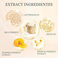 Protector solar orgánico SPF50+PA+rizo alimentario y solución coreana probiótica para el cuidado de la piel, apto para todo tipo de pieles, nutritivo UV - details 4