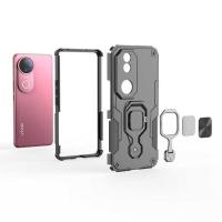 Estuche rígido a prueba de golpes con soporte magnético, protector de teléfono celular para fundas Vivo V50 5G - details 6