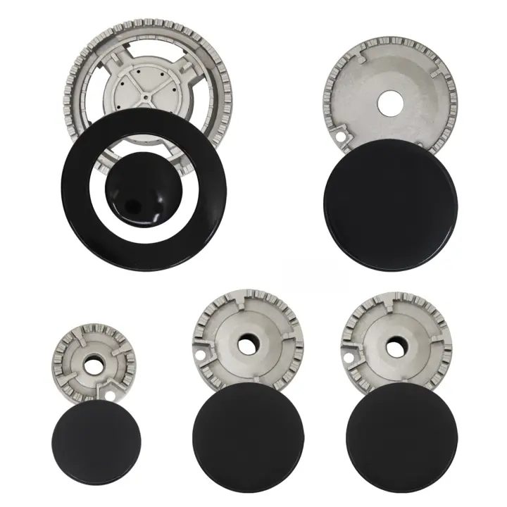 Conjunto 5 Quemadores Cocinas Gas Teka Balay Fagor Kit quemadores + tapetas cocina - 1