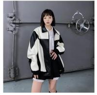 Chaqueta de piel sintética para hombre de otoño e invierno, cortavientos acolchado, abrigo Bomber de motociclista para mujer - details 3