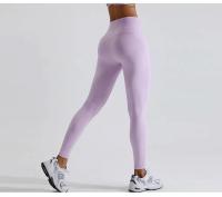Mallas de Yoga para mujer, Leggings deportivos de cintura alta, elásticos, sin costuras, para gimnasio - details 7