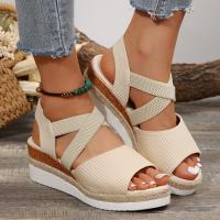 Sandalias de tacón de cuña de verano para mujer - details 6