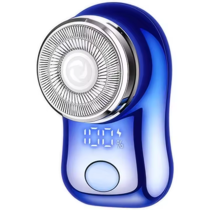 Mini Afeitadora Eléctrica, Potente Afeitadora Storm Portátil para Hombres y Mujeres, Recargable por USB C, Pantalla de Batería, Afeitadora Ligera para Viajes, Oficina, Viajes de Negocios - 1